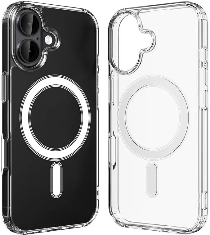 Mercury Jell Hard MagSafe case for iPhone 17 clear
