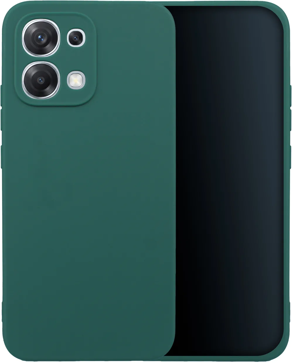 Matt TPU case for Oppo A6 Pro 5G forest green