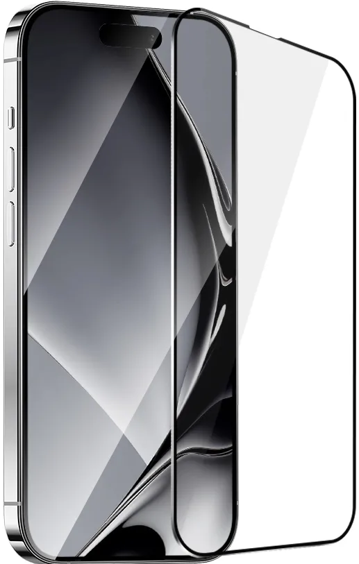 Tempered glass metal frame for Samsung Galaxy A15 4G / A15 5G black frame