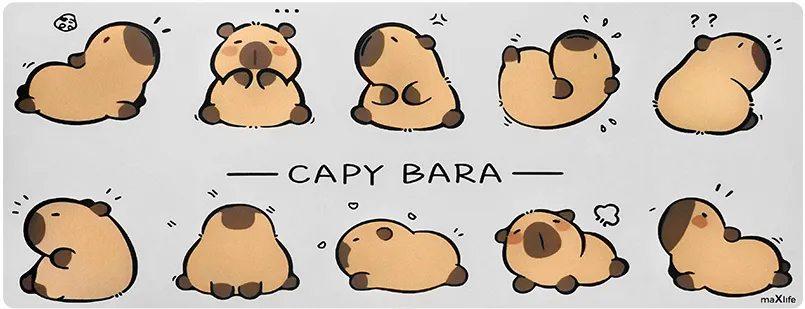 Maxlife Home Office desk mat MXDM-01 30x80cm capybara