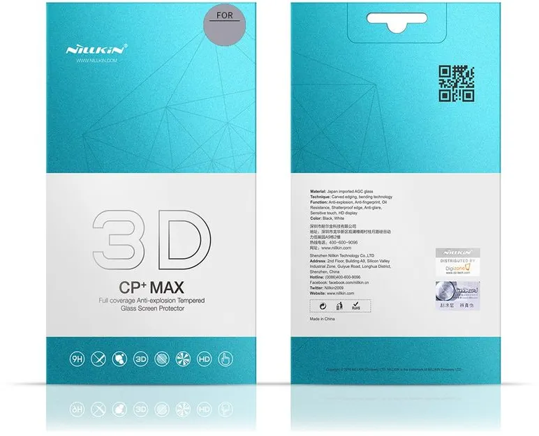 NILLKIN 3D MAX CP+ SAMSUNG S10 BLACK INCOMPATIBLE WITH FINGERPRINT READER