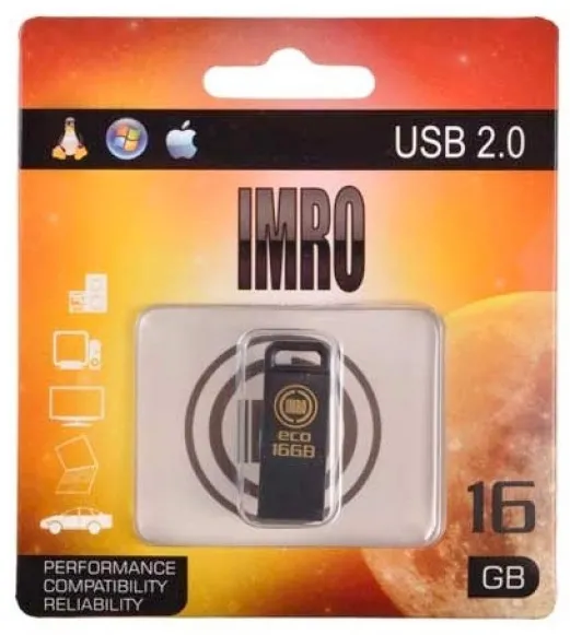 Imro pendrive 16GB USB 2.0 Black