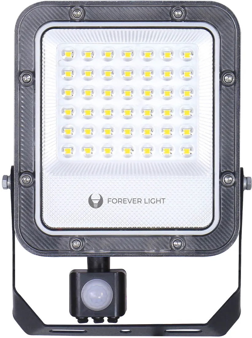Floodlight LED PROXIM+ 30W 6500K 4500lm PIR 230V IP65 Forever Light 150lm/W 5 years warranty