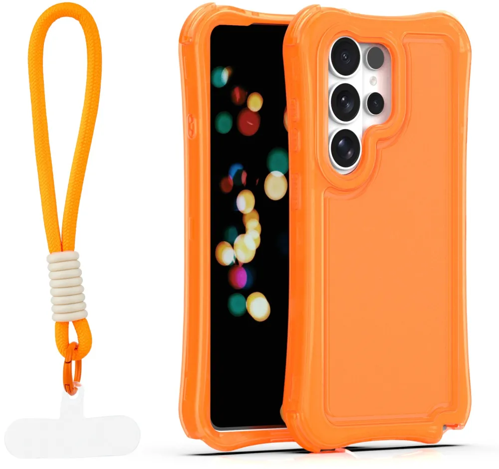 Safepop case with strap for Samsung Galaxy S26 Ultra orange