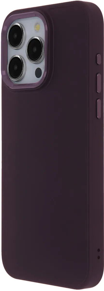 Satin Elegant Case for iPhone 12 / 12 Pro 6,1" burgundy