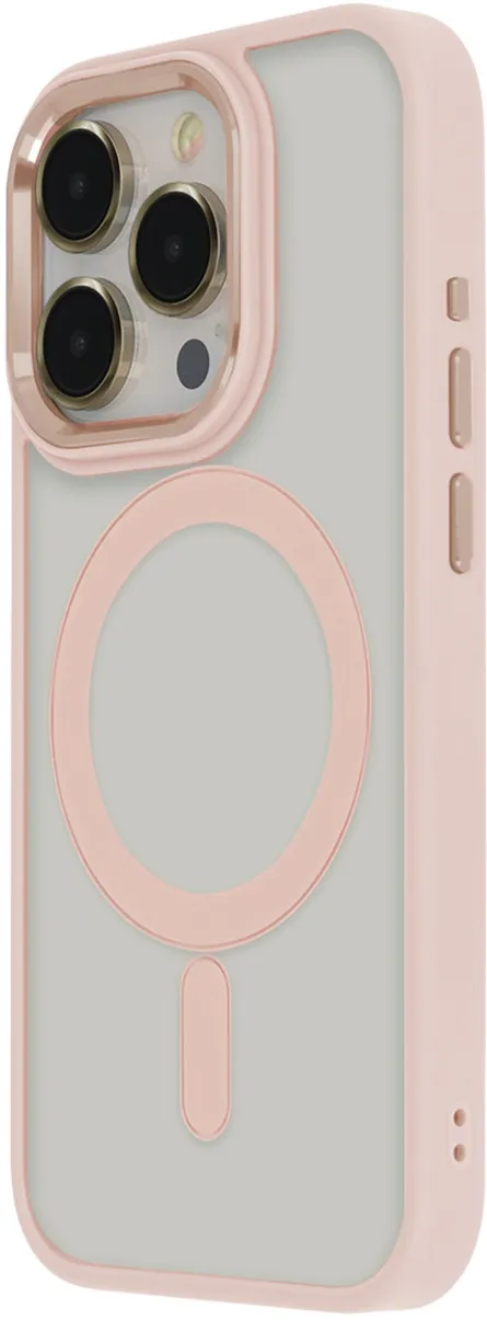 Satin Elegant Mag Case for iPhone 15 Plus 6,7" pink