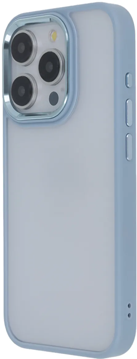 Satin Elegant Matt Case for iPhone 12 / 12 Pro 6,1" blue