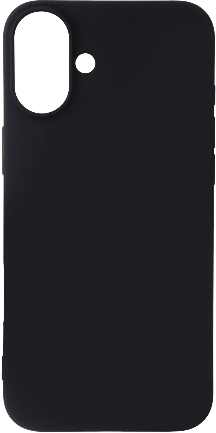 Satin Flex iPhone 16 Plus cover black