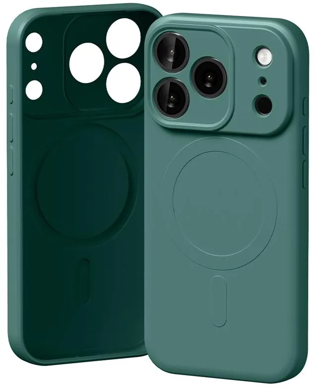 Mercury Semi-Silicon MagSafe case for iPhone 17 Pro / 18 Pro green