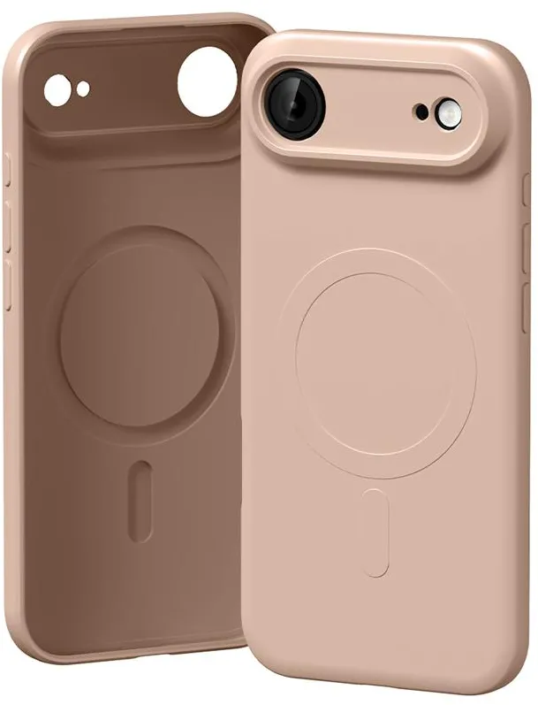 Mercury Semi-Silicon MagSafe case for iPhone 17 Air 6,7" pink sand