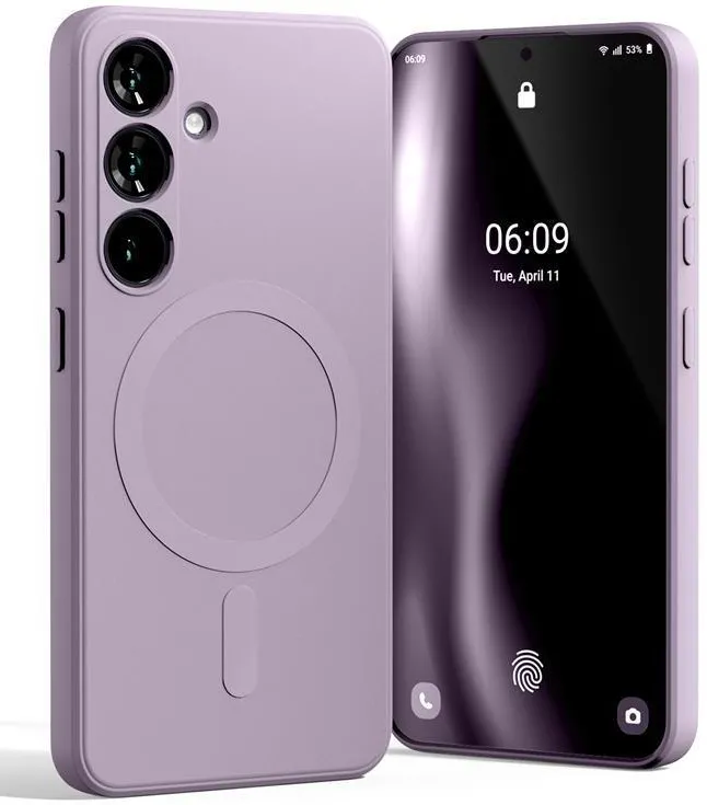 Mercury Semi-Silicon MagSafe case for Samsung Galaxy A57 5G lilac purple