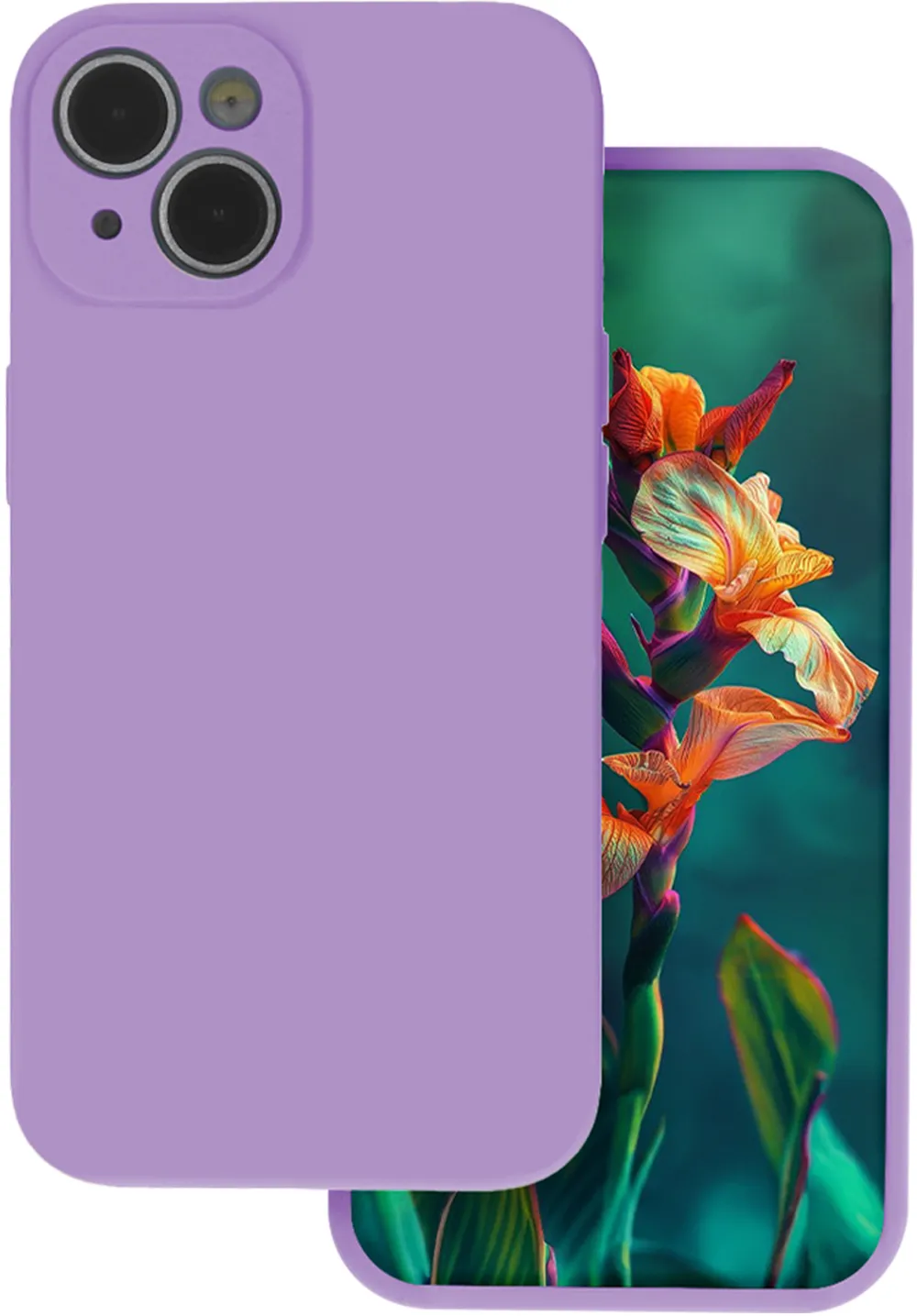 Silicon case for iPhone 17 Air 6,6" lavender