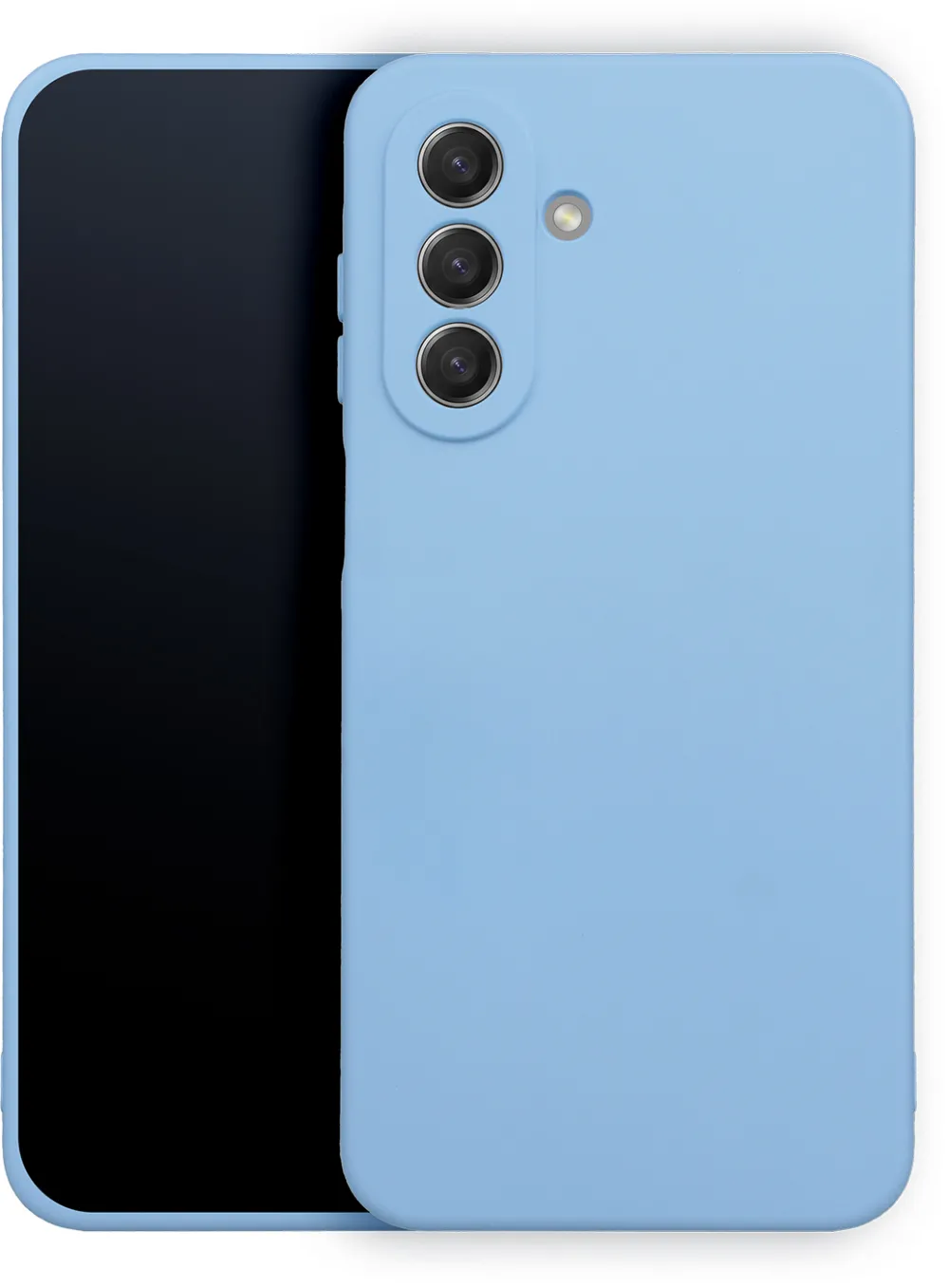 Silicon case for Samsung Galaxy A17 4G / A17 5G / A18 5G sky blue