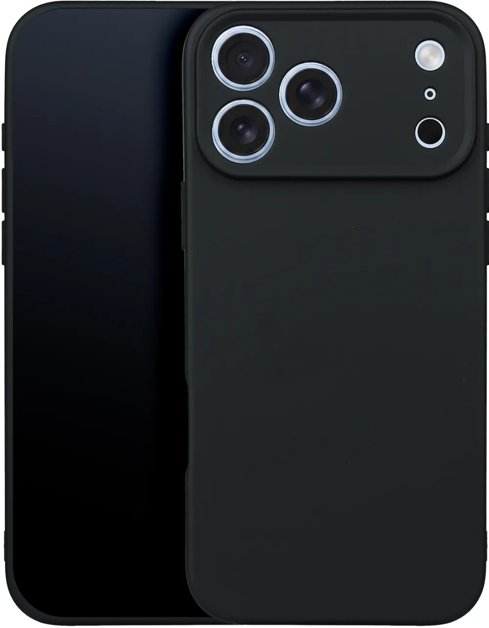 Silicon Box case for iPhone 17 Pro 6,3" / 18 Pro 6,3" black