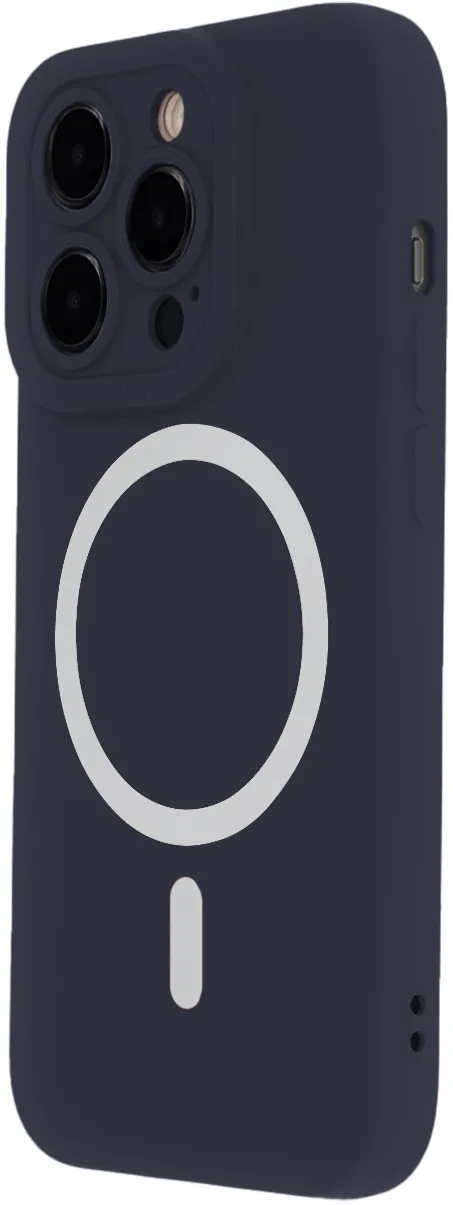 Silicon Soft Mag Case for iPhone 15 Plus 6,7" dark blue