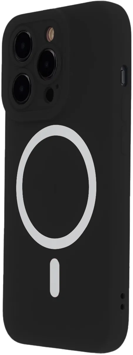 Silicon Soft Mag Case for iPhone 15 Plus 6,7" black