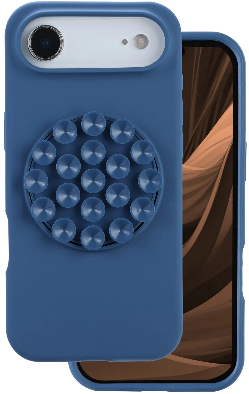 Silicone Stick case for iPhone 17 Air 6,6" blue
