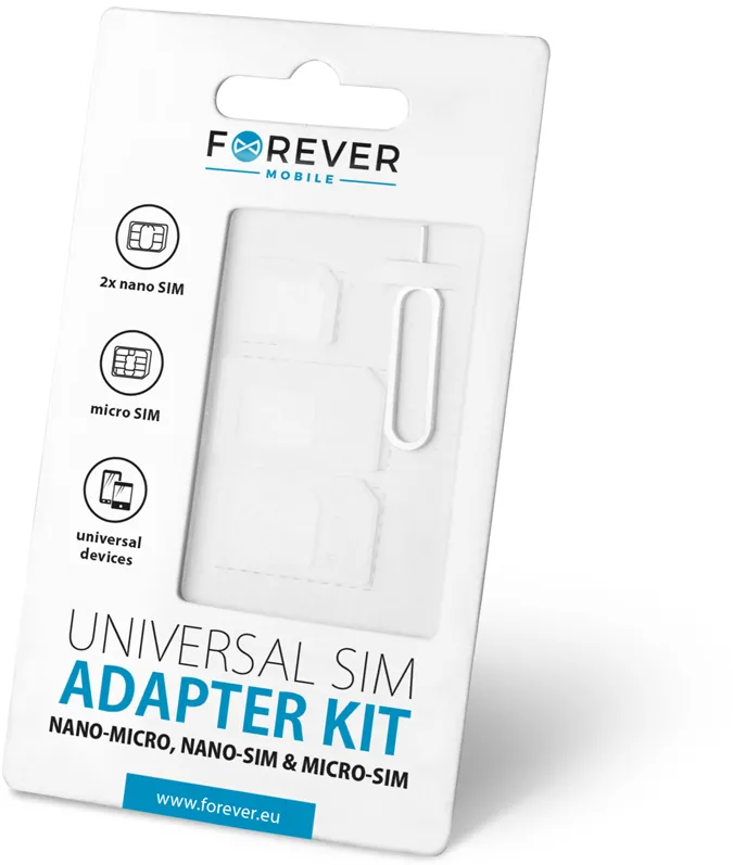 Forever set of SIM card adapters