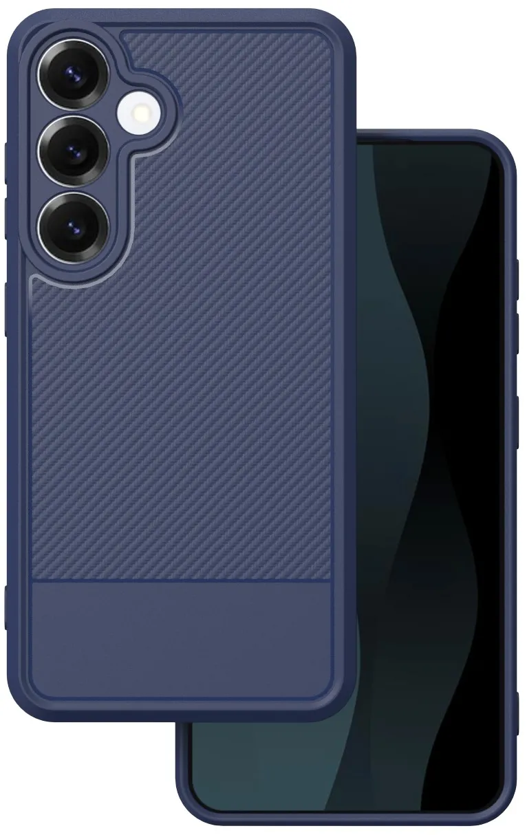 Simple Carbon case for Samsung Galaxy S25 FE blue