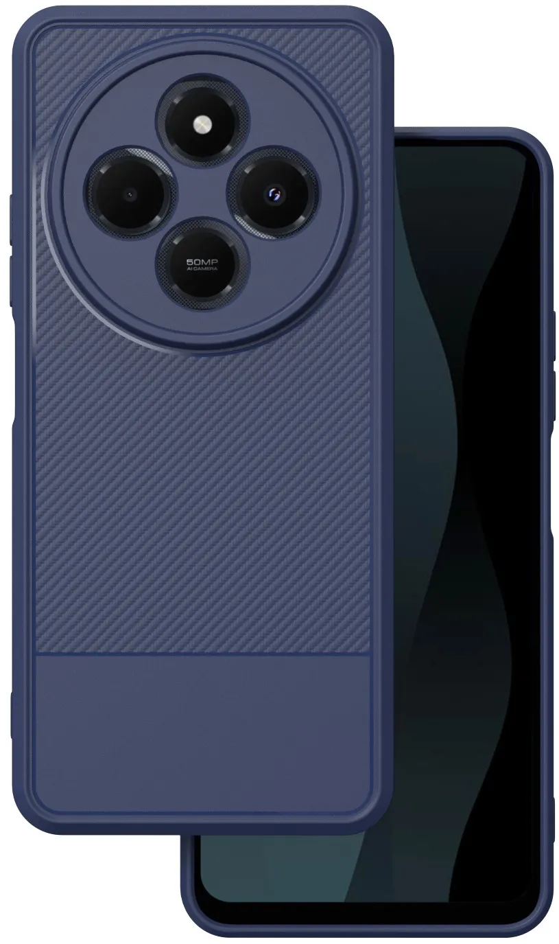 Simple Carbon case for Xiaomi Redmi 14C 4G/ 14C 5G / POCO C75 / Redmi 17C 4G blue