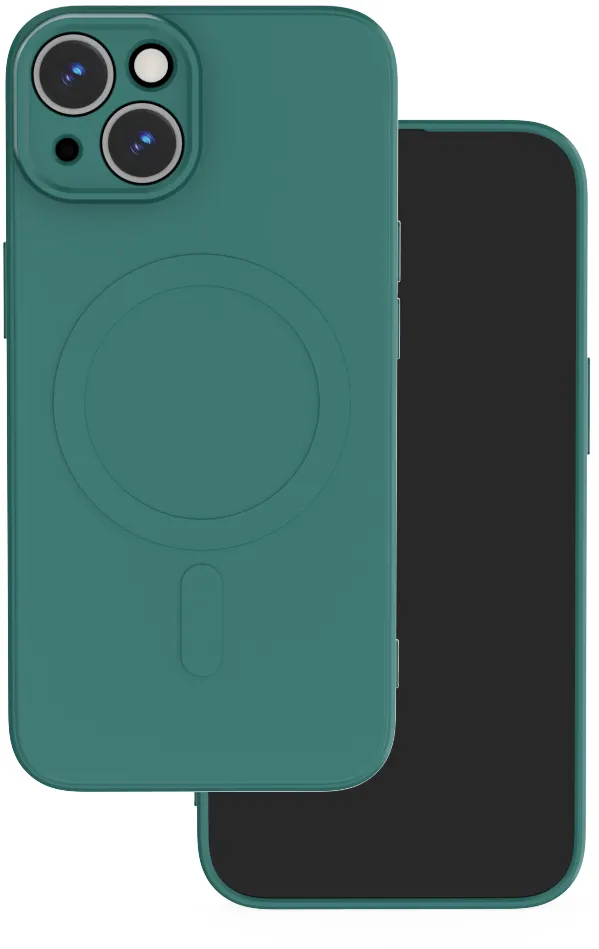 Simple Color Mag case for iPhone 16 Plus 6,7" dark green