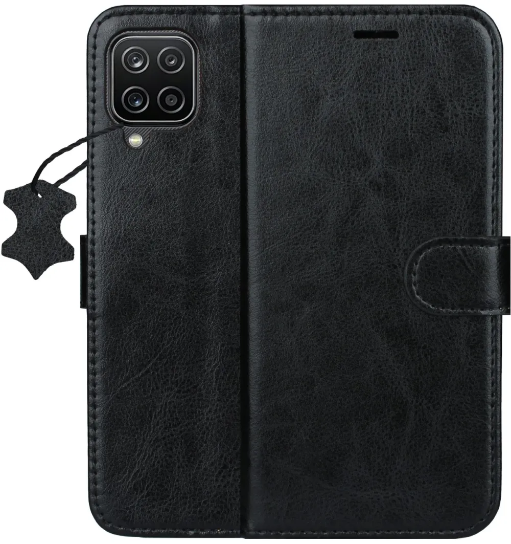 Smart Luxe leather case for  Samsung Galaxy A12 / M12  black