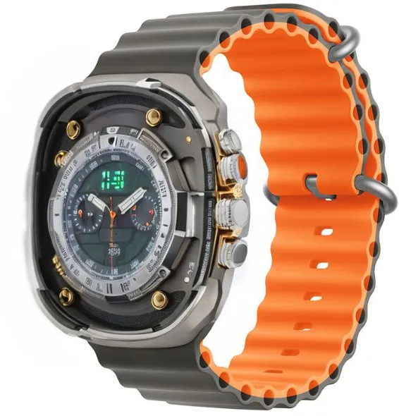 Devia strap Deluxe Sport6 for Apple Watch 38mm/ 40mm/ 41mm/ 42mm grey orange
