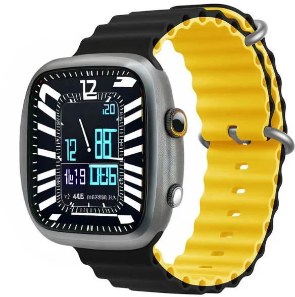 Devia strap Deluxe Sport6 for Apple Watch 44mm/ 45mm/ 46mm/ 49mm black yellow