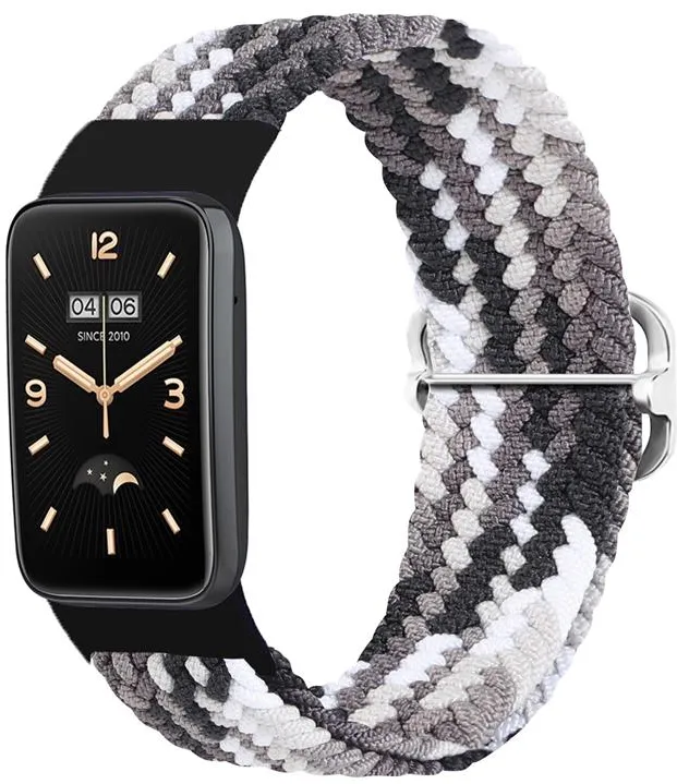 BARIDED STRAP MI BAND 7 PRO/ M7 PRO (13) BLACK AND WHITE