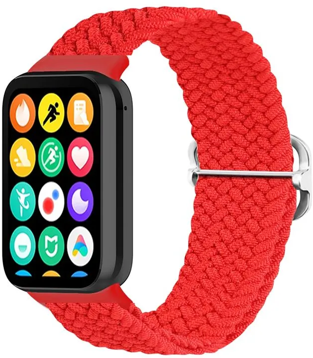 BRAIDED STRAP MI BAND 8 PRO/M8 PRO (4) RED