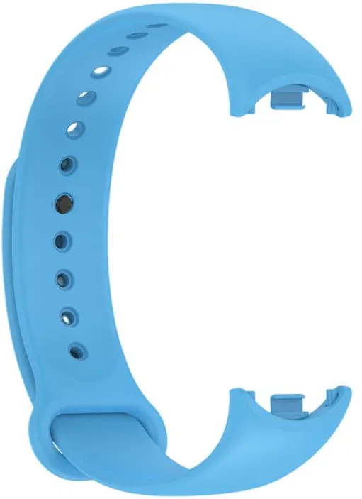 SILICONE STRAP MI BAND 8/M8 (11). BLUE