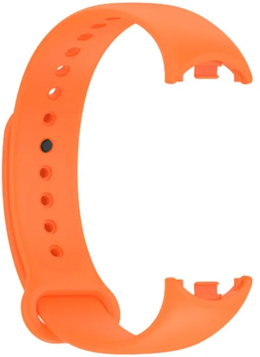 SILICONE STRAP MI BAND 8/M8 (3). ORANGE