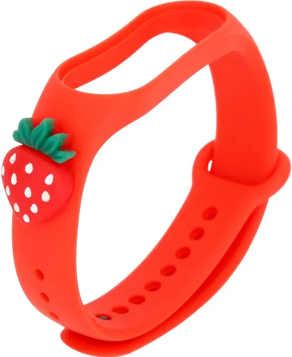 KIDS BAND SMART BAND M5/M6/M7 RED STRAWBERRY