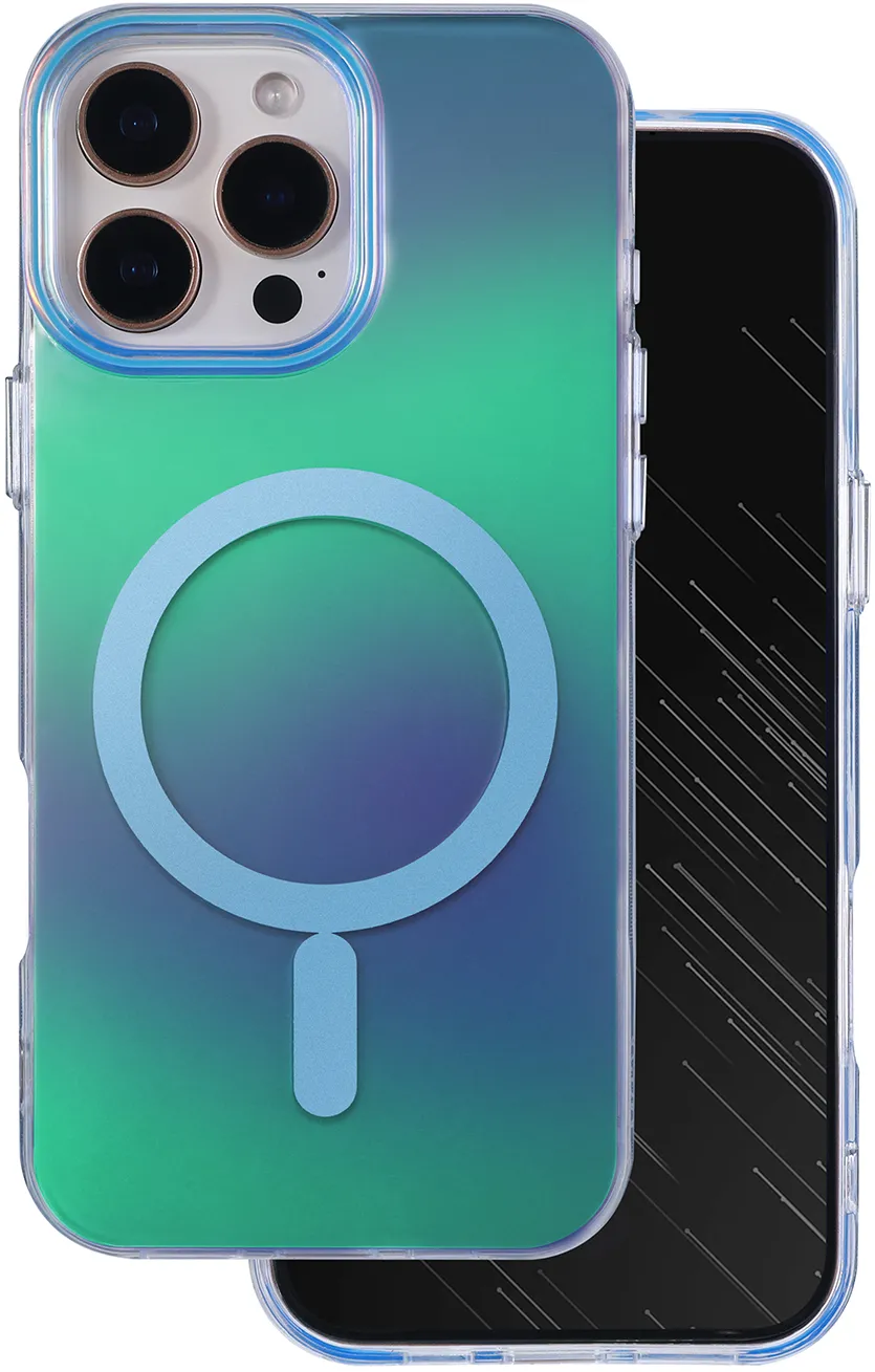 Tecto Shield Aurora case for iPhone 16 Pro Max 6,9" blue