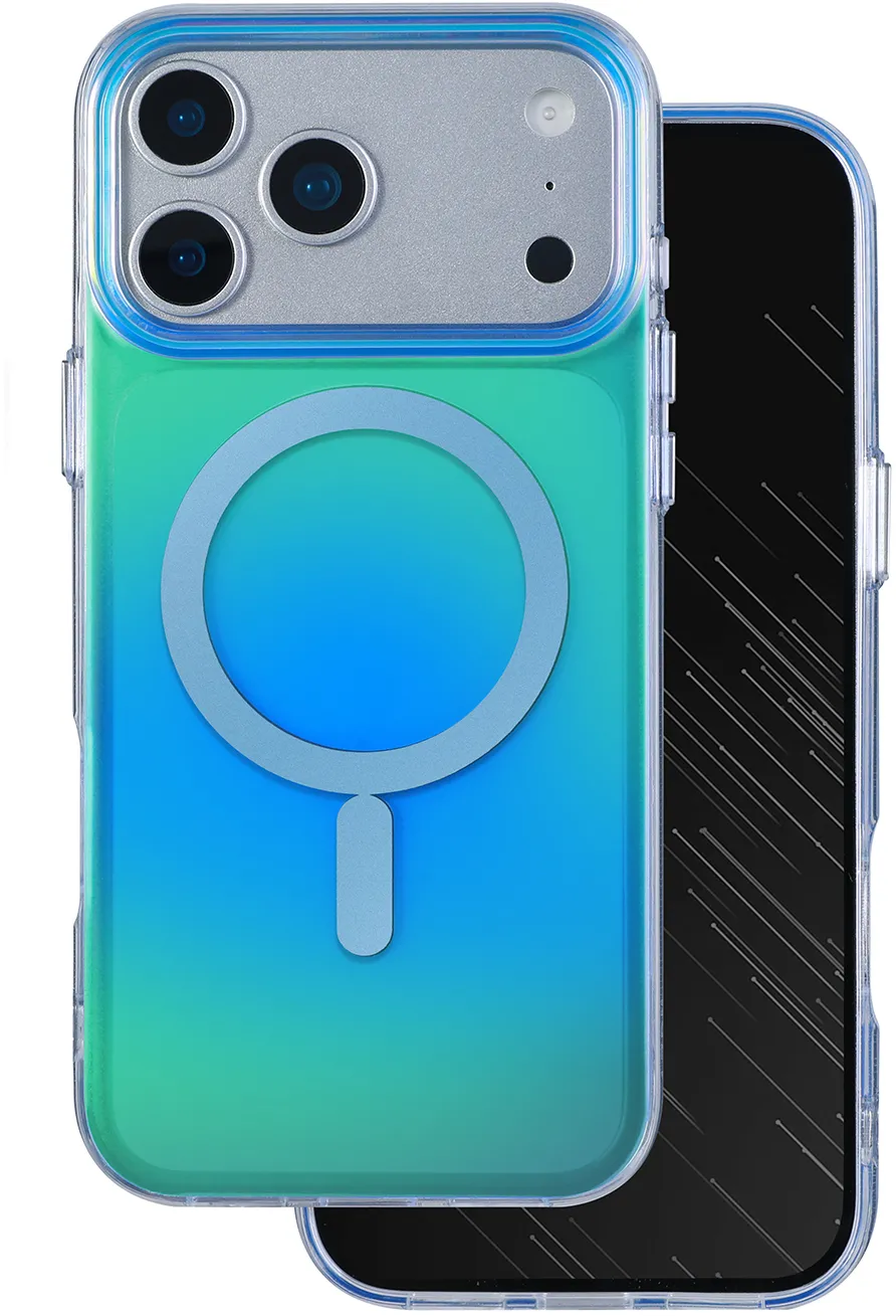 Tecto Shield Aurora case for iPhone 17 Pro Max 6,9" / 18 Pro Max 6,9" blue
