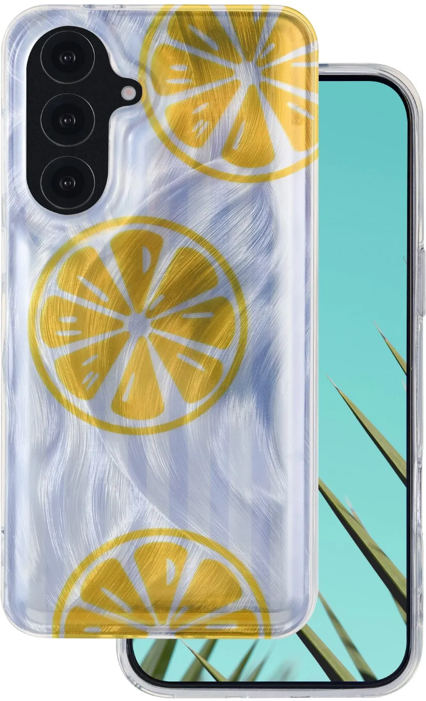 Ultra Trendy Summer case for Samsung Galaxy S24 / S25 lemon