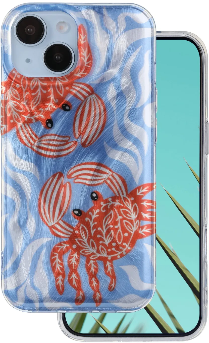 Ultra Trendy Summer case for iPhone 13 6,1" crab