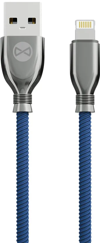 Forever Tornado cable USB - Lightning 1,0 m 3A navy blue