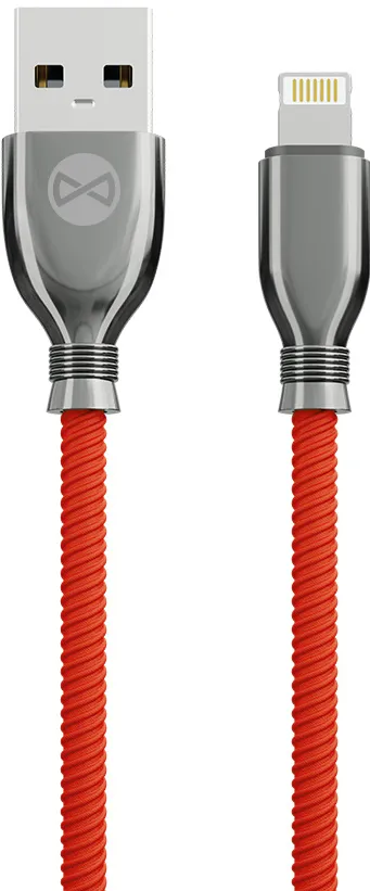 Forever Tornado cable USB - Lightning 1,0 m 3A red