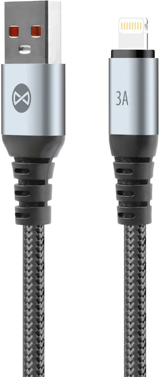 Forever Braix cable USB - Lightning 1,0 m 3A black