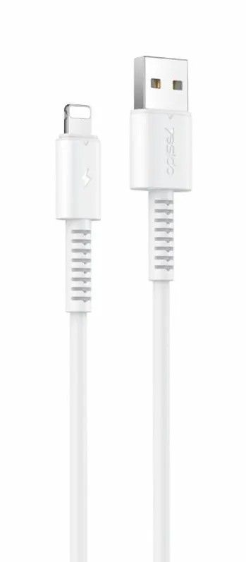 YESIDO CABLE CA120 18W USB/LIGHTNING  1M PVC  2A WHITE