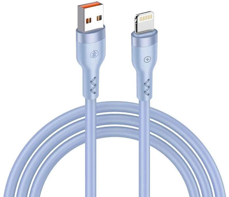 T-PHOX CABLE BOLD USB/LIGHTNING 3A SKY BLUE