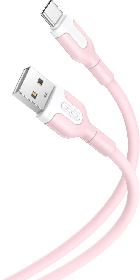 XO cable NB212 USB - USB-C 1,0 m 2,1A pink
