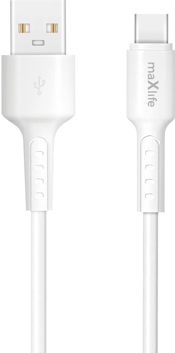 Maxlife MXUC-13 cable USB-A - USB-C 1,0 m 3A white