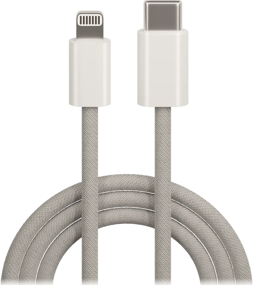 Maxlife MXUC-06 cable USB-C - Lightning 1,0 m 20W grey nylon
