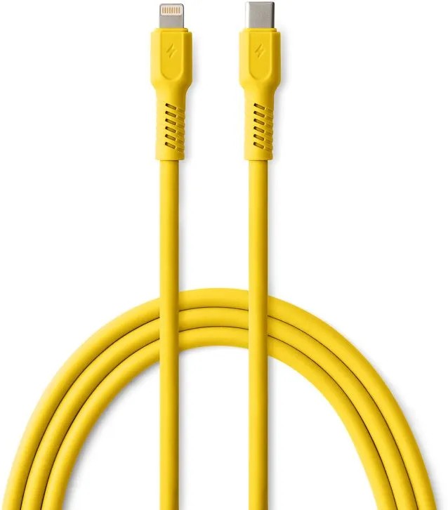 COLORUM cable USB-C - Lightning 1,8m 2,4A CK12-CL-05 xYellow