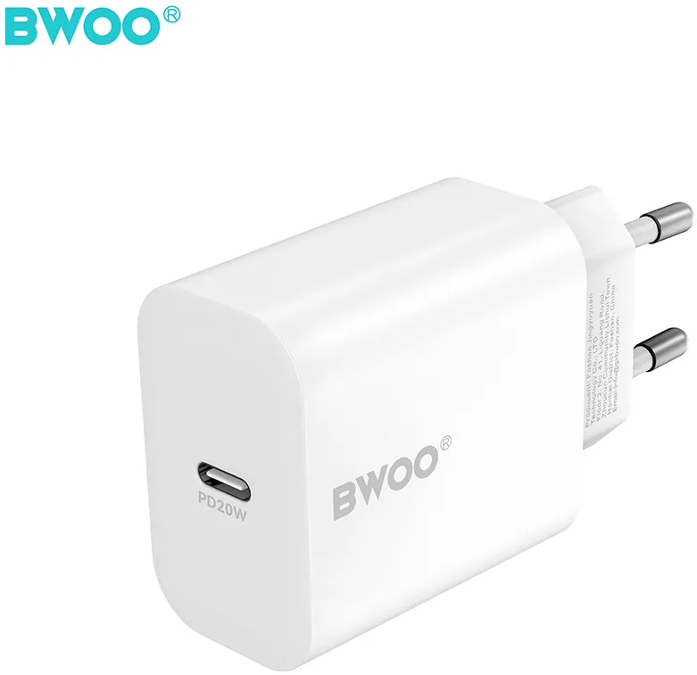 BWOO wall charger CDA233 PD 20W 1x USB-C white