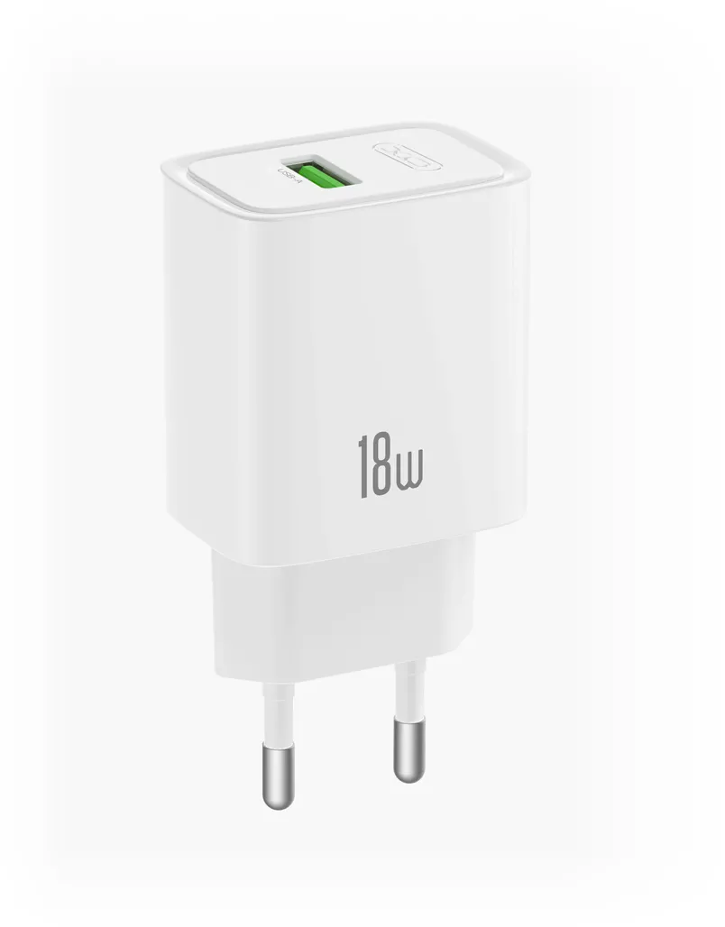 XO wall charger CE50 QC 18W 1x USB white