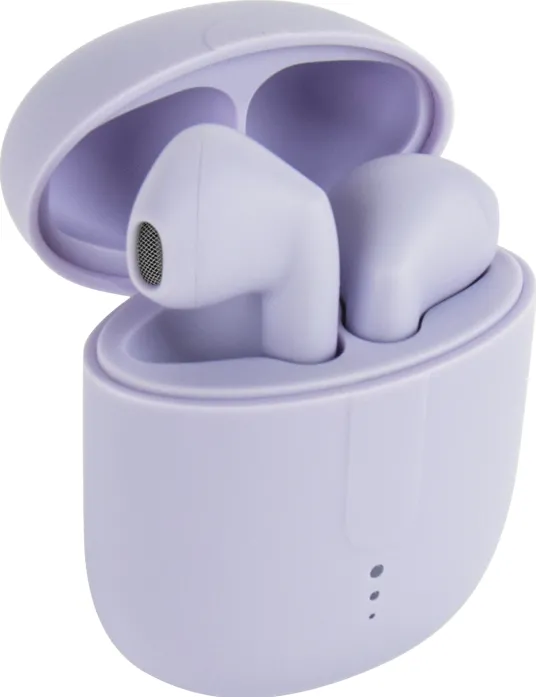 Setty Bluetooth earphones TWS with a charging case STWS-19 lilac
