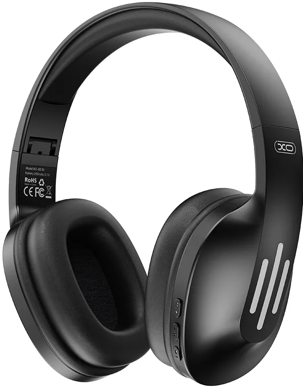 XO Bluetooth headphones BE39 black